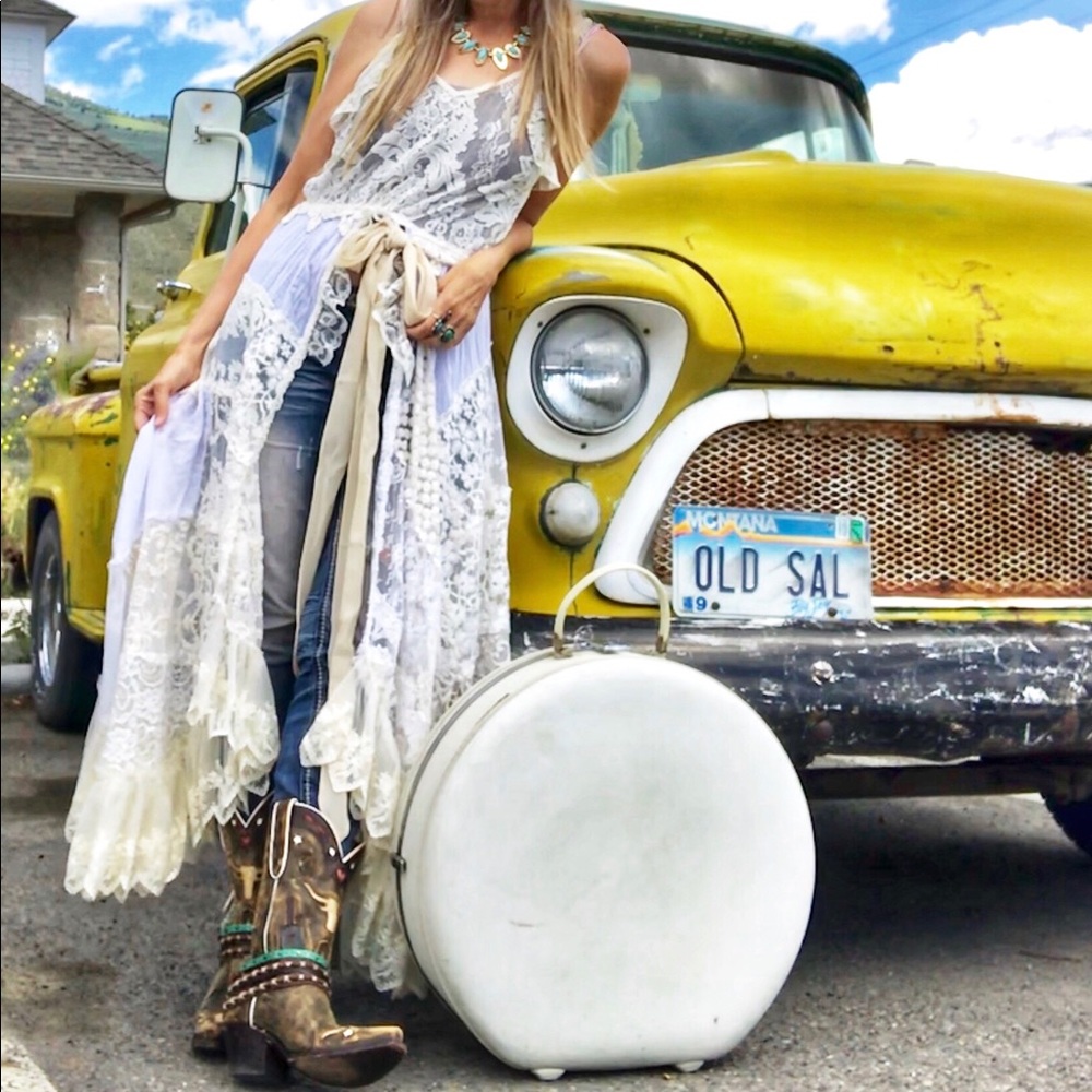 Boho Wedding Duster Dress